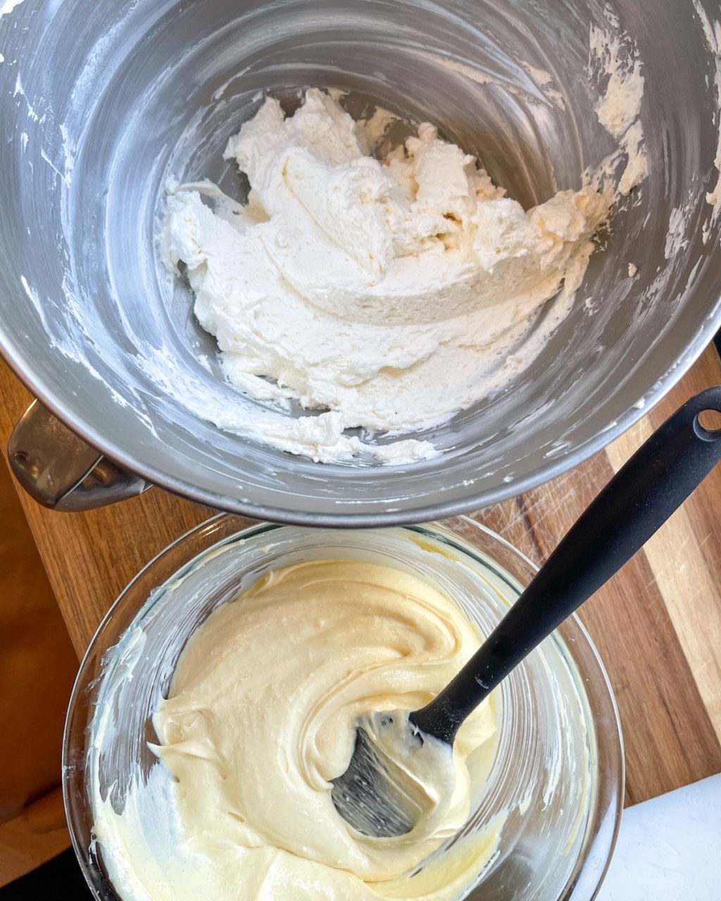 making whipped cream