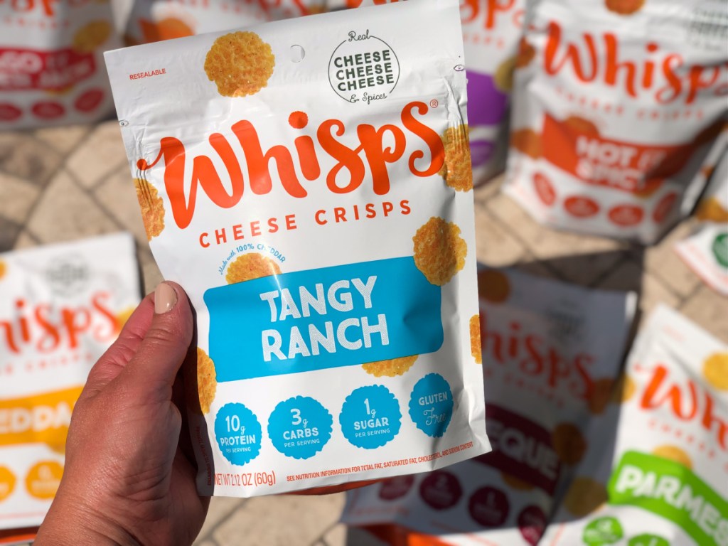 whisps cheese crisps tangy ranch