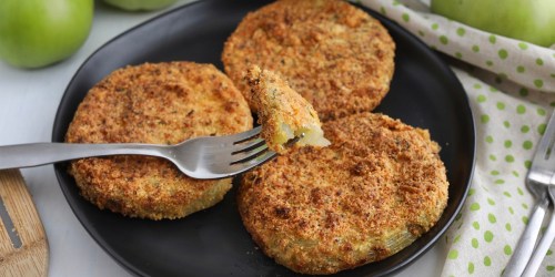 Crispy Keto Fried Green Tomatoes in the Air Fryer