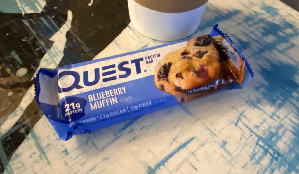 quest blueberry muffin protein bar
