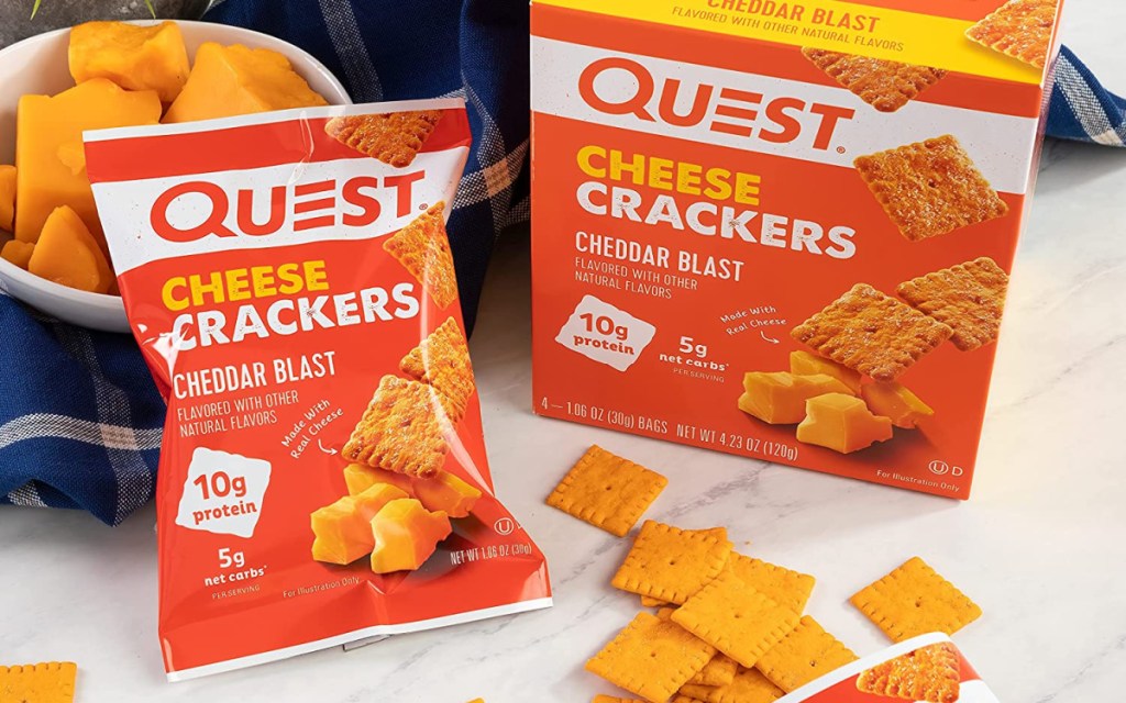 quest cheese crackers