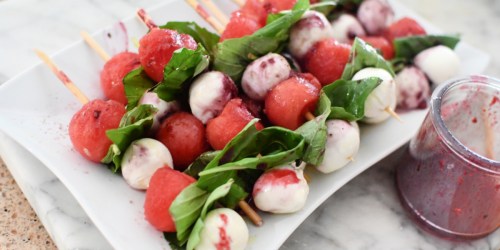 These Watermelon Caprese Skewers are the Perfect Keto Snack for Summer