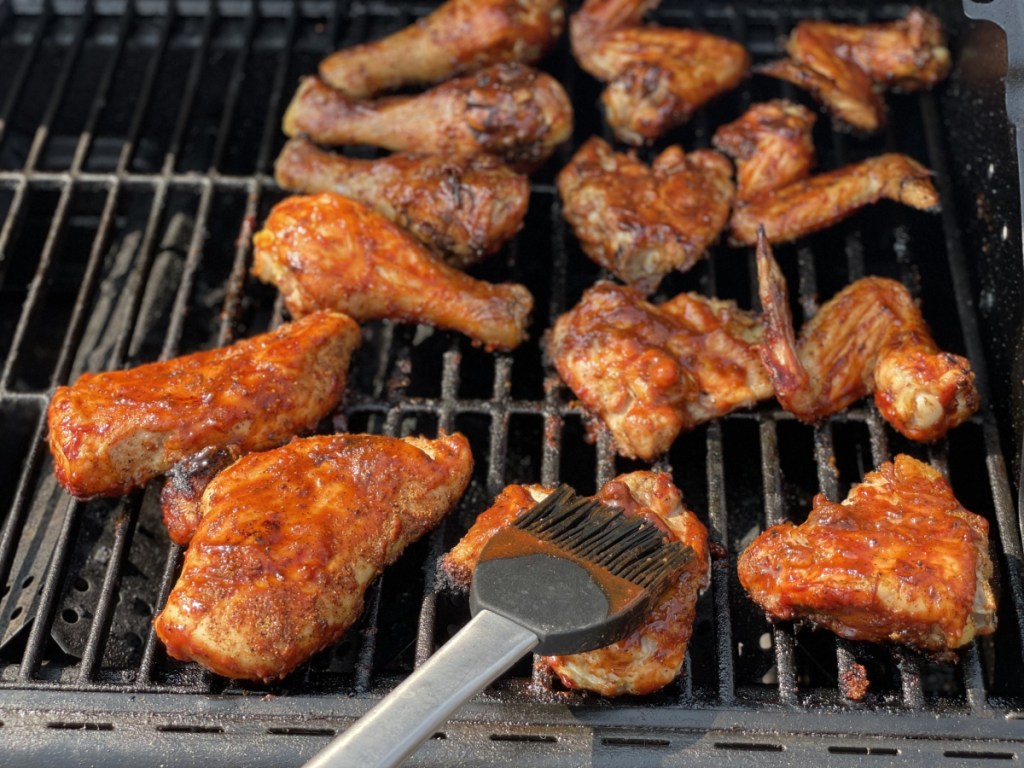 basting keto bbq chicken