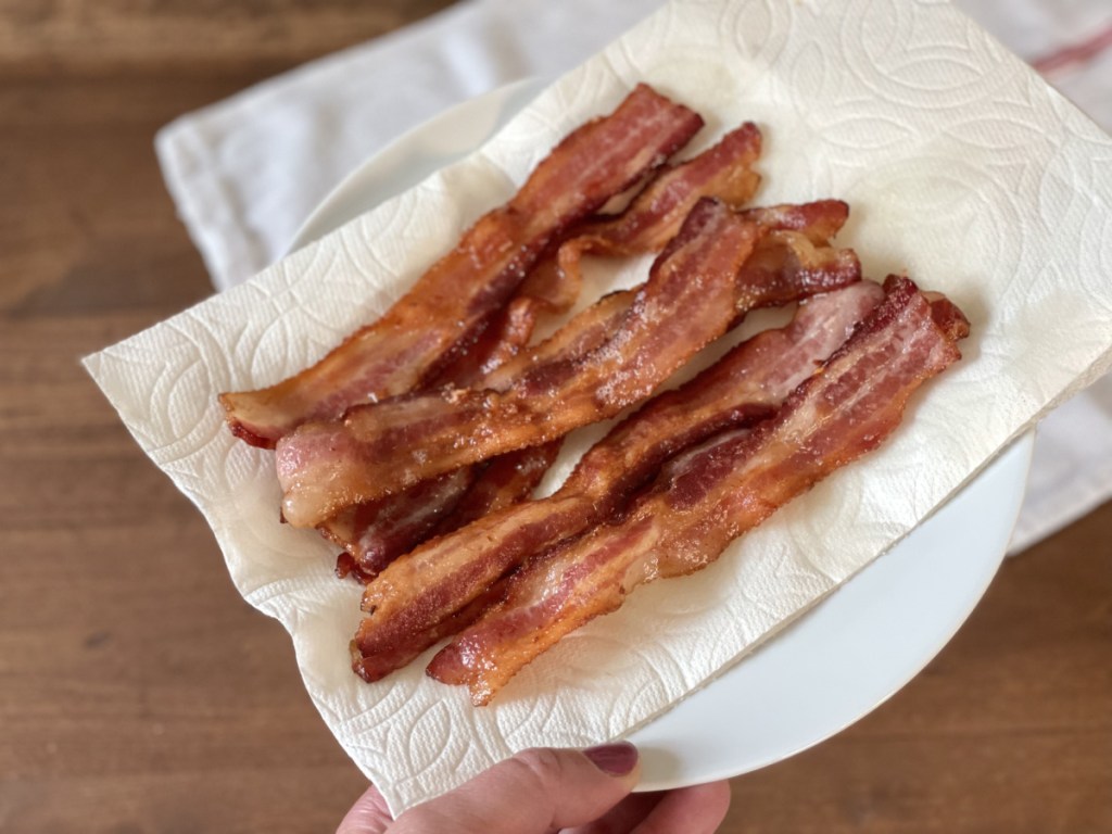 plate of bacon