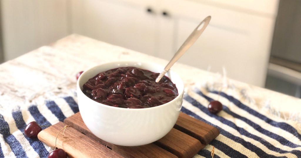 This Sugar-Free Cherry Pie Filling is Easy to Make & So Good | Hip2Keto