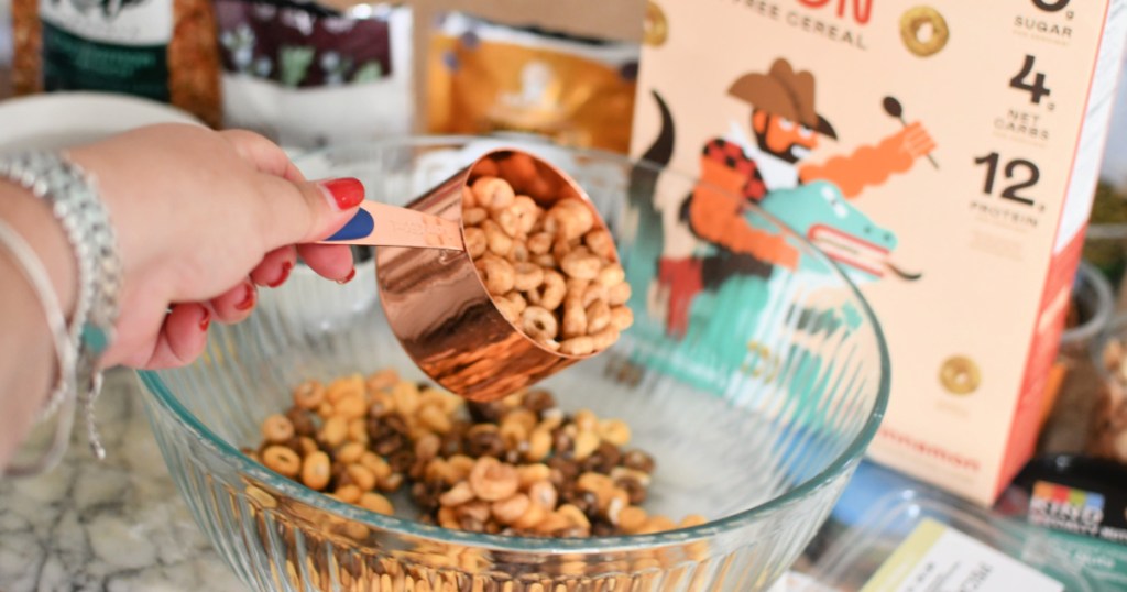 adding magic spoon to trail mix