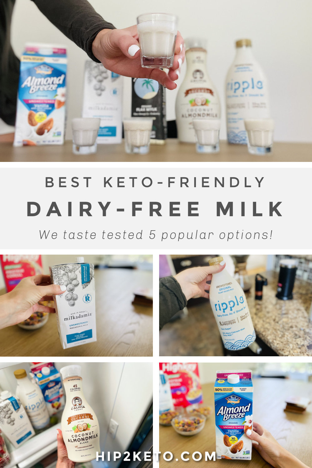 My Dairy-Free Milk Taste Test Proves This is the Best Keto Milk | Hip2Keto