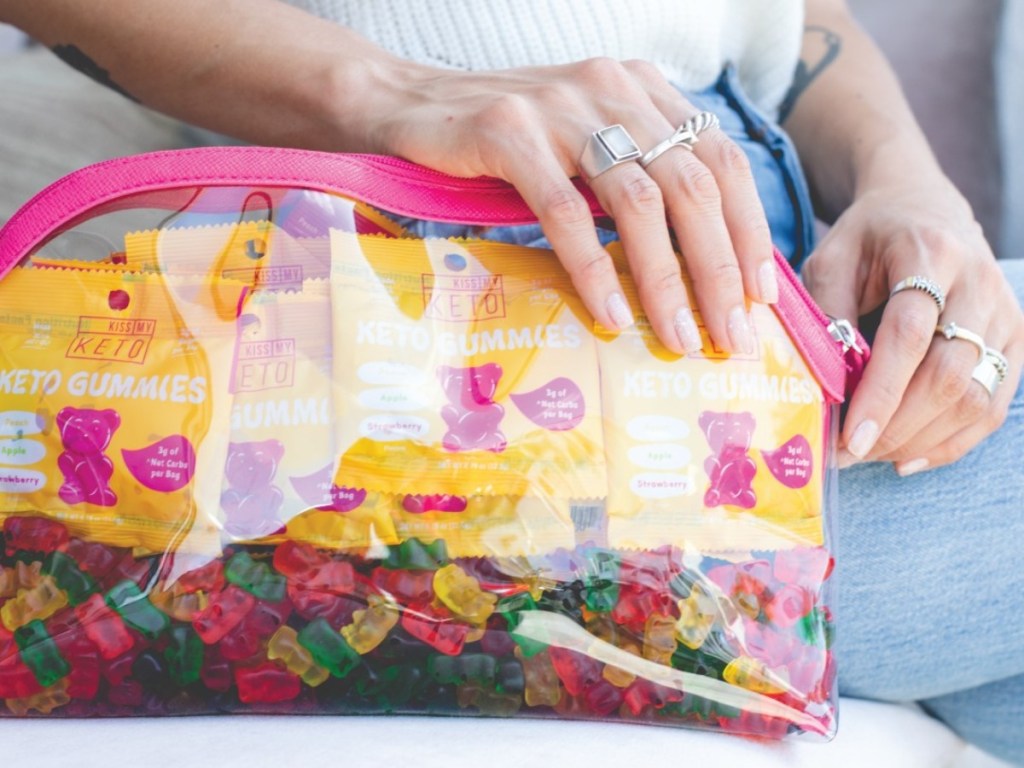 bag full of keto gummy bears