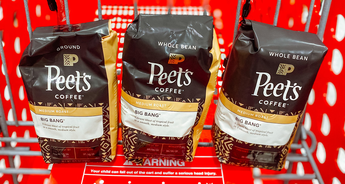 peets bagged coffee