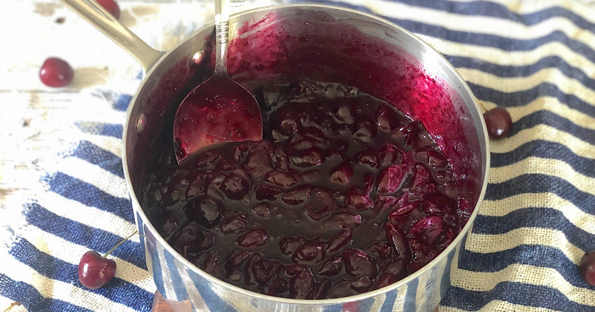 This Sugar-Free Cherry Pie Filling is Easy to Make & So Good | Hip2Keto