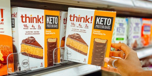 $1/2 think Protein Bars + More of This Week’s Best Printable Keto Grocery Coupons