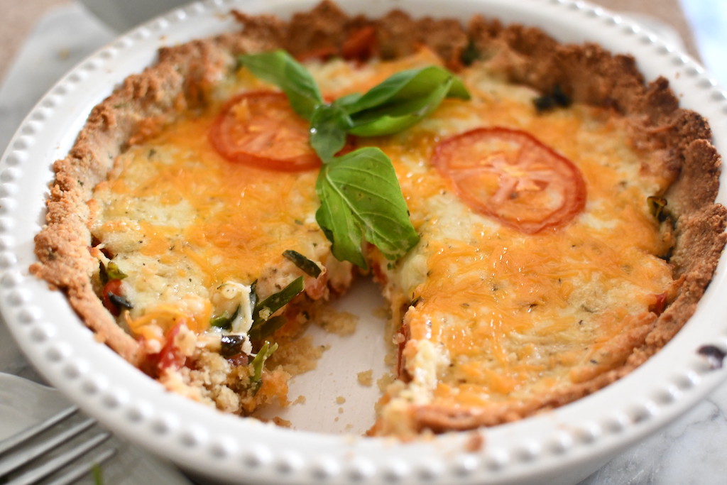 This Keto Tomato Pie is a Classic & So Yum Hip2Keto Recipe