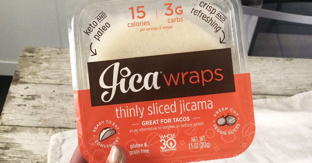 whole foods jicama wraps package