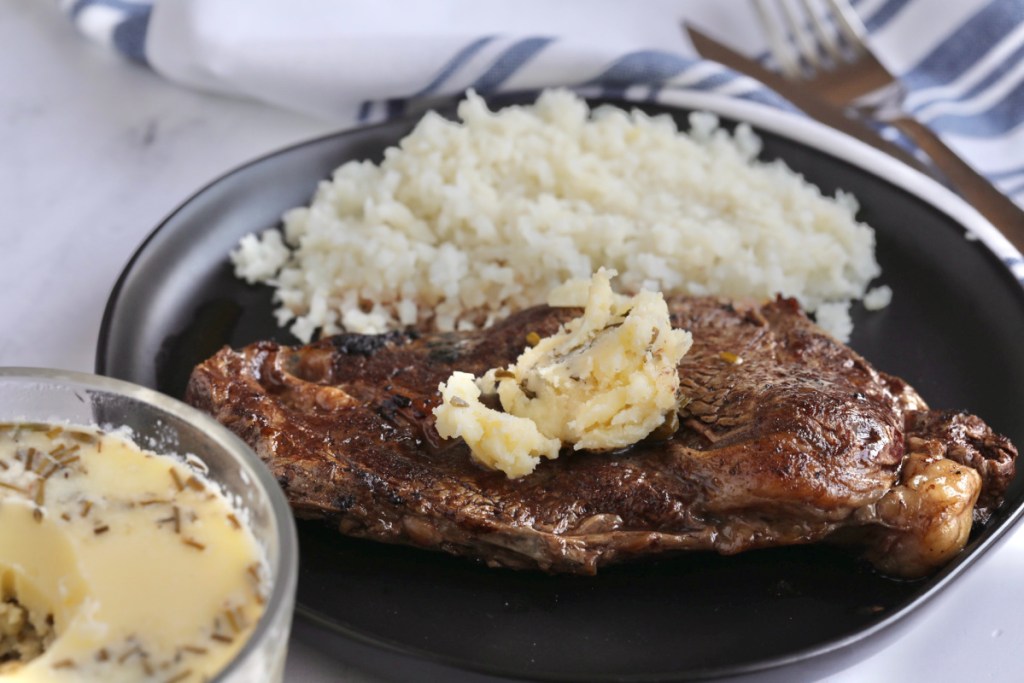 cowboy butter on a steak