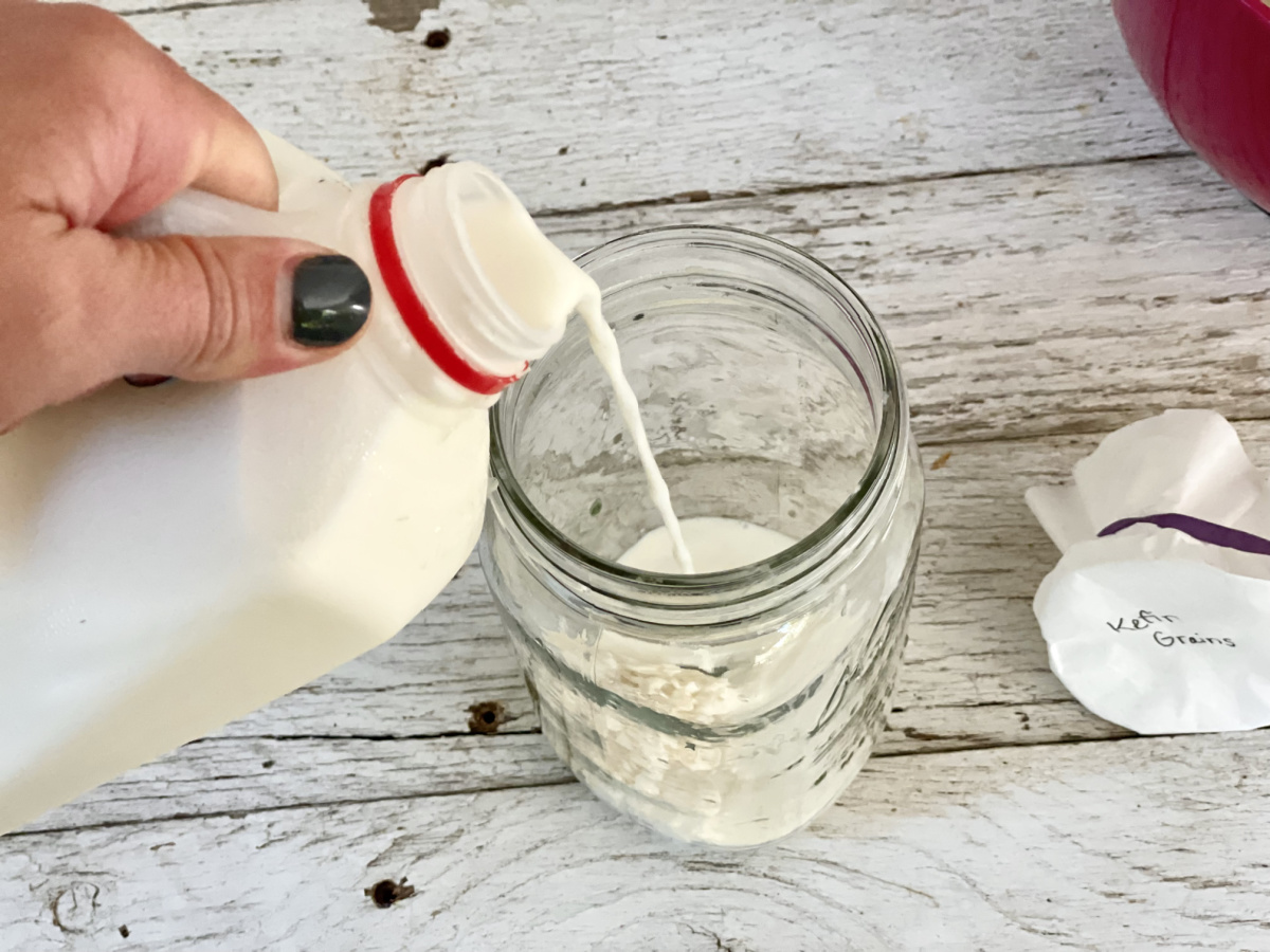 making kefir