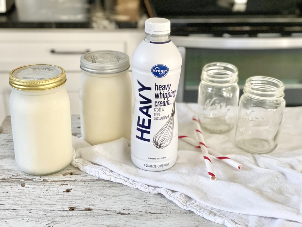 Keto Milkshake ingredients