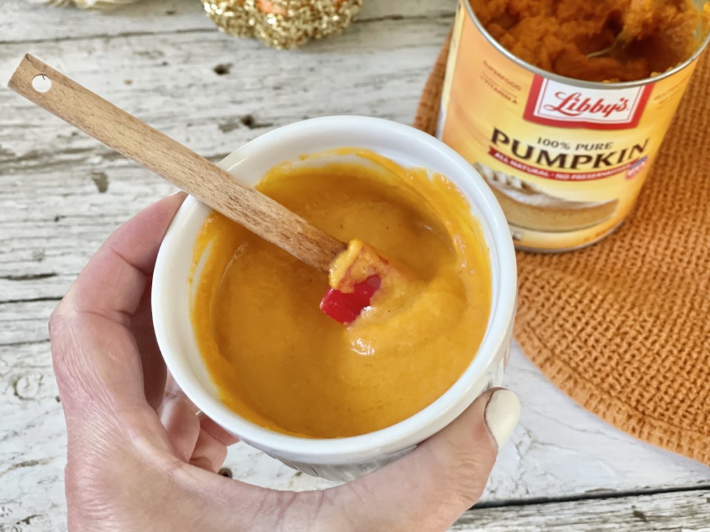 Keto Pumpkin Mug Cake batter