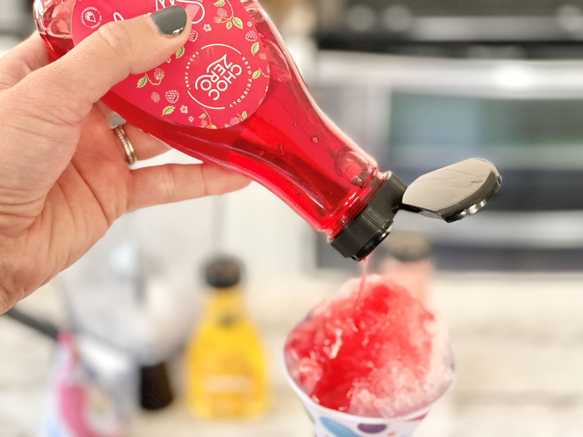 Use SugarFree Snow Cone Syrup & Ice for a Refreshing Treat!