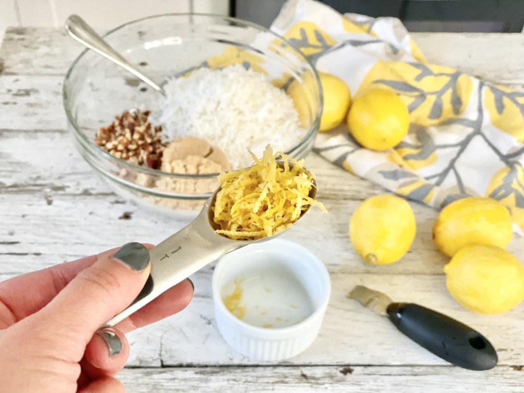 spoonful of lemon zest