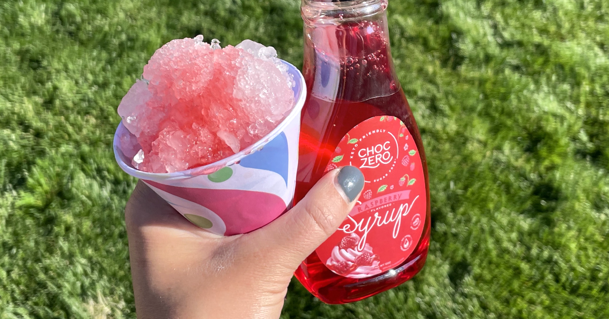 Use Sugar-Free Snow Cone Syrup & Ice for a Refreshing Treat!