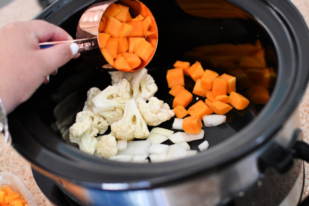 compiling keto slow cooker butternut squash soup