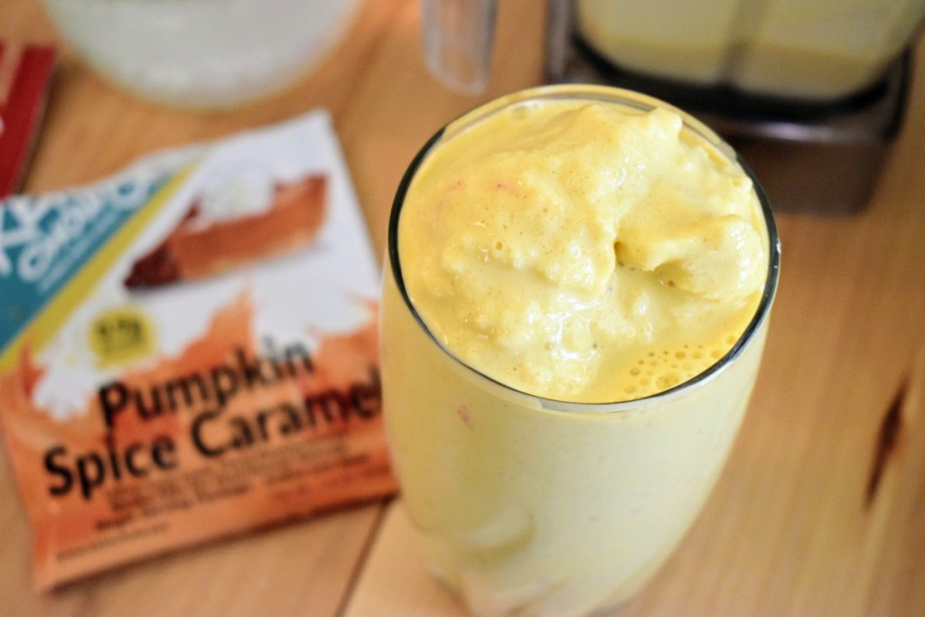 Pumpkin Spice Caramel Keto Chow shake