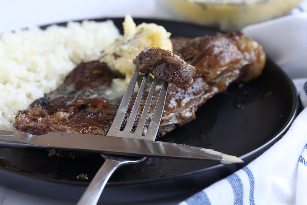 steak with cowboy butter 