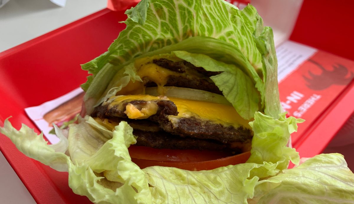 a lettuce wrapped In n out keto order