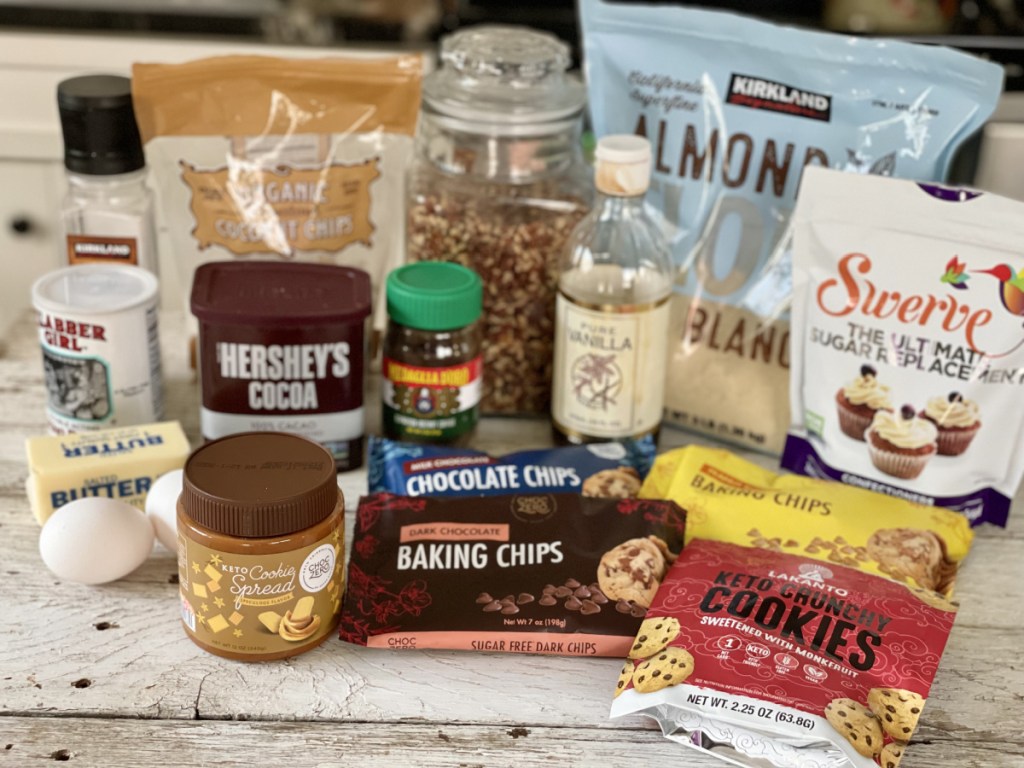 Keto Kitchen Sink Brownies ingredients