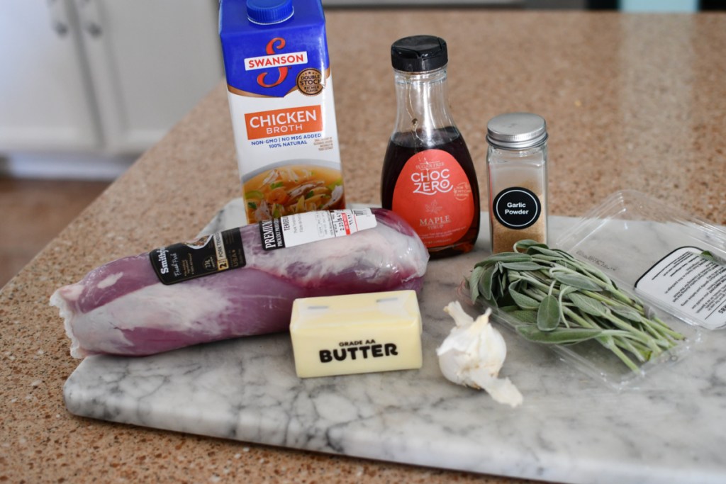 Keto Maple Pork Tenderloins ingredients