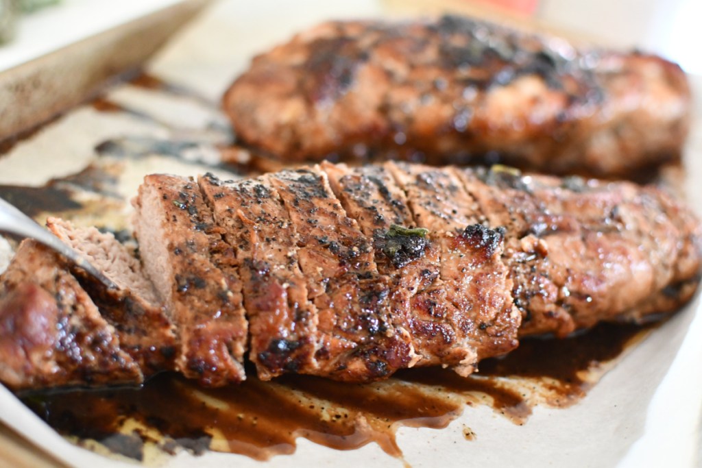 sliced Keto Maple Pork Tenderloins