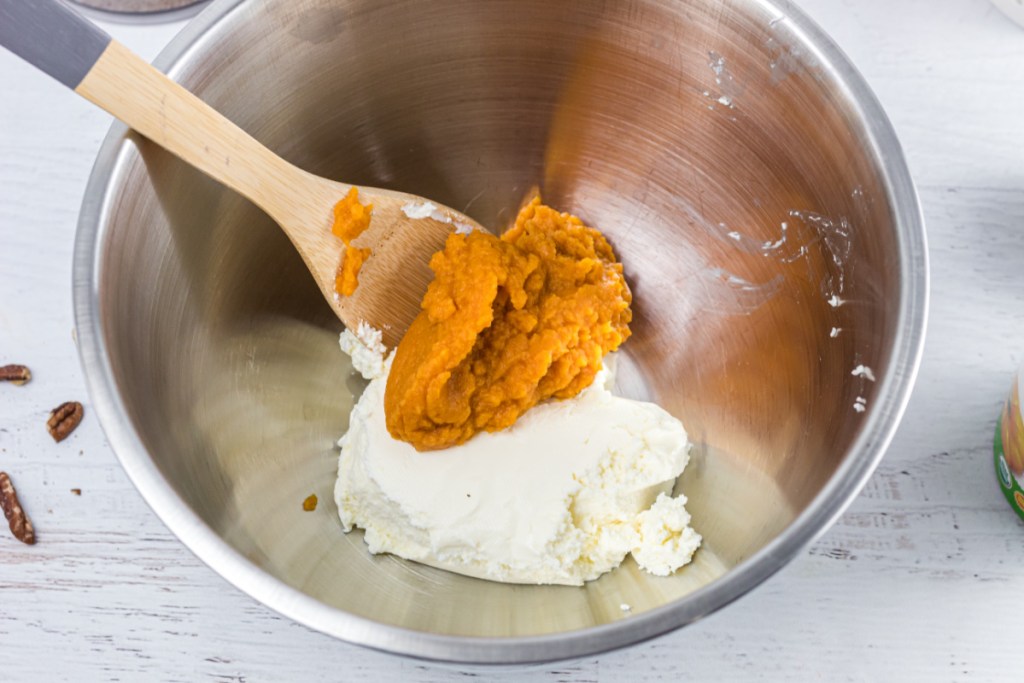 cream cheese and pumpkin