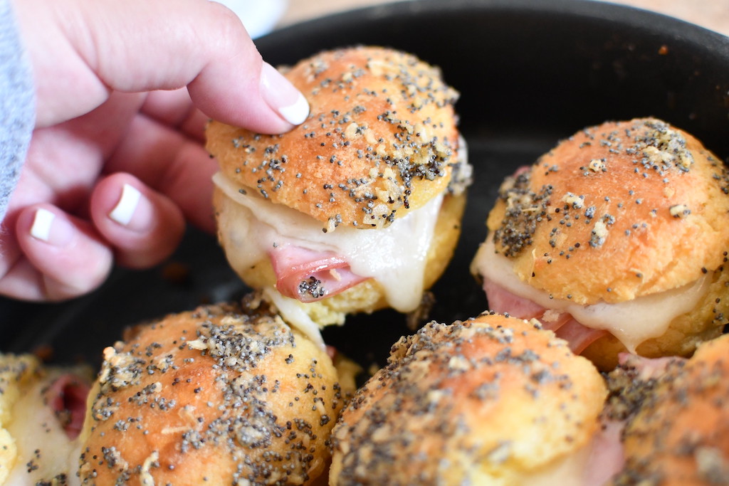 Best Keto Ham and Cheese Sliders Easy Party Appetizer Hip2Keto