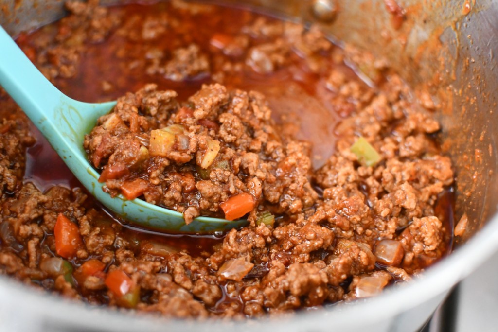 pot of keto chili