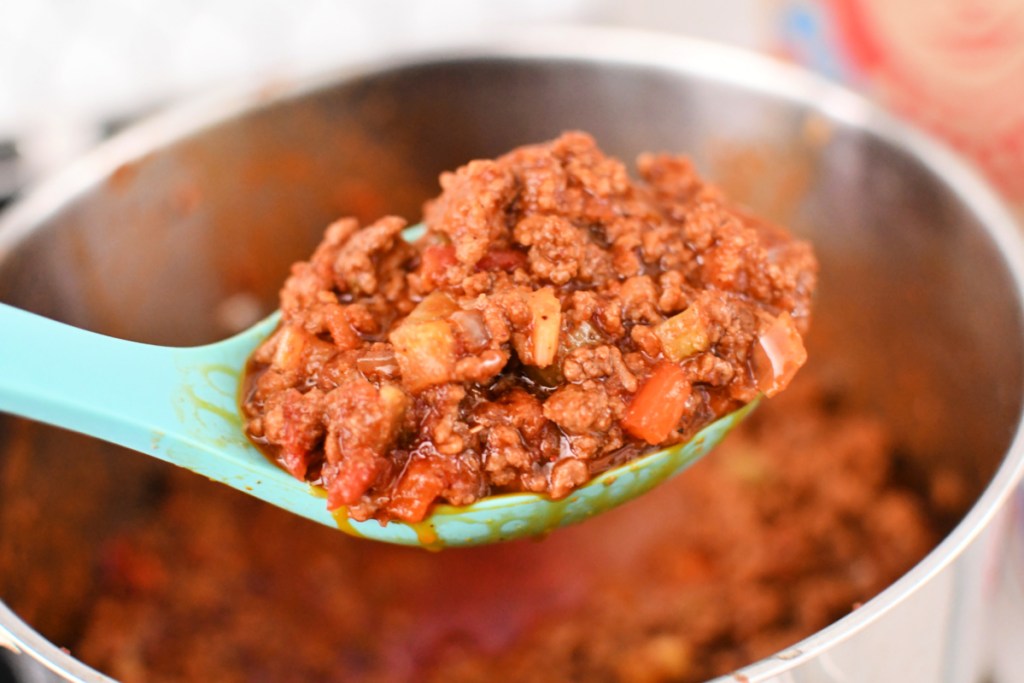 spoonful of keto chili