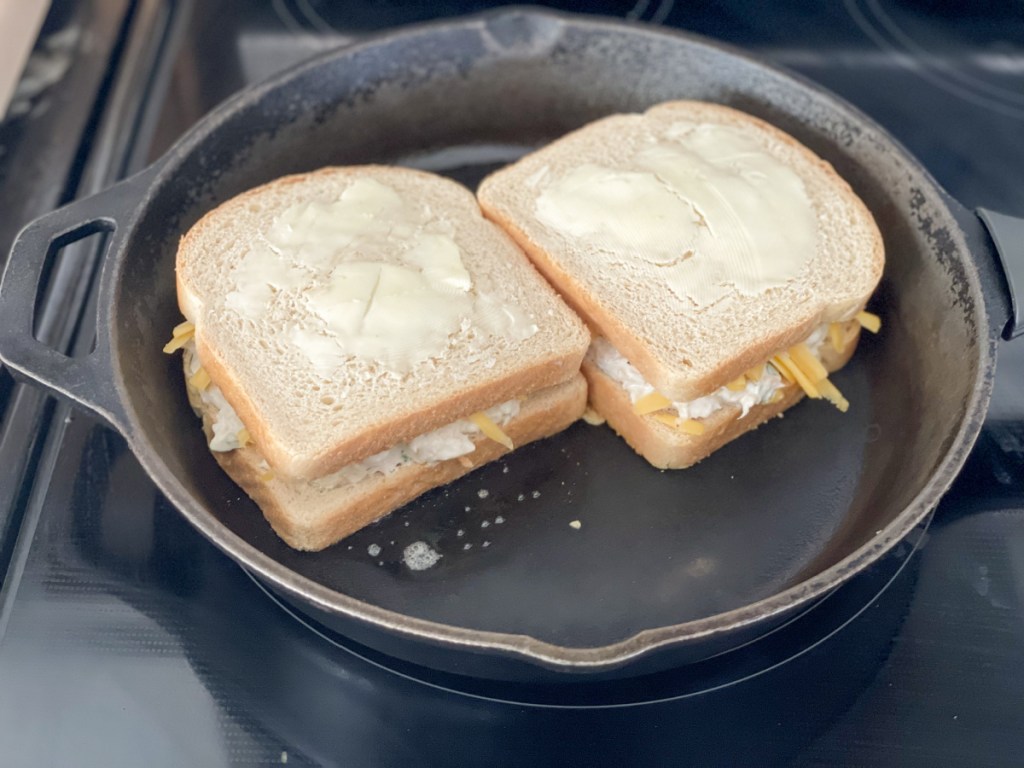 grilling Keto Tuna Melt