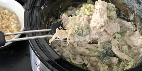 Easy Keto Crockpot Meal – Cream Cheese Chicken & Broccoli