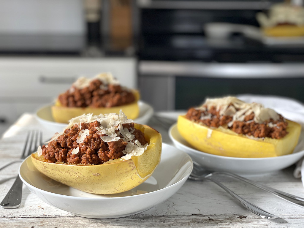 spaghetti squash marinara sauce 