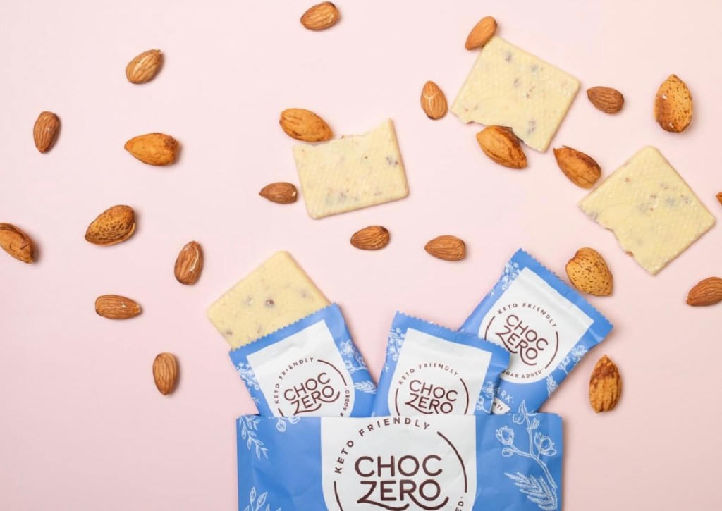 ChocZero White Chocolate Almond Keto Bark