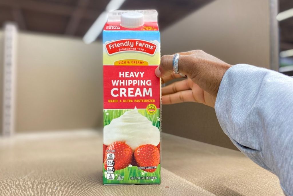 ALDI Friendly Farms heavy whipping cream