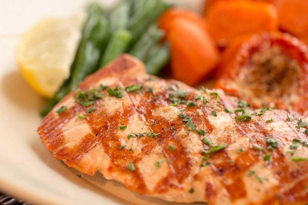 Cheesecake Factory grilled salmon