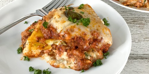 Crockpot Keto Lasagna Using Cabbage Leaves as the “Noodles”