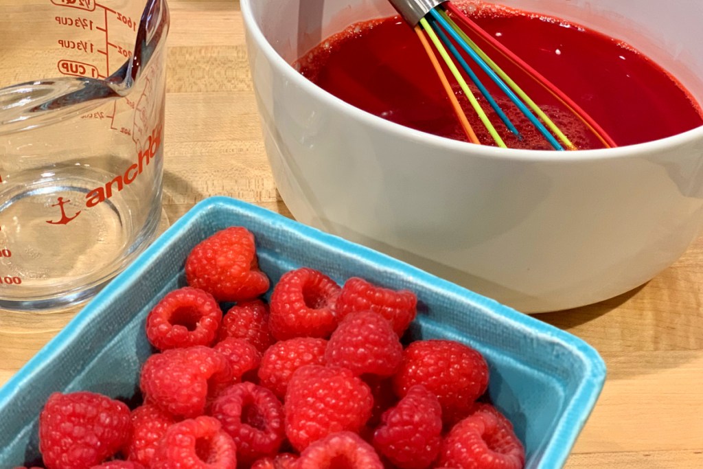 sugar free raspberry jello dessert