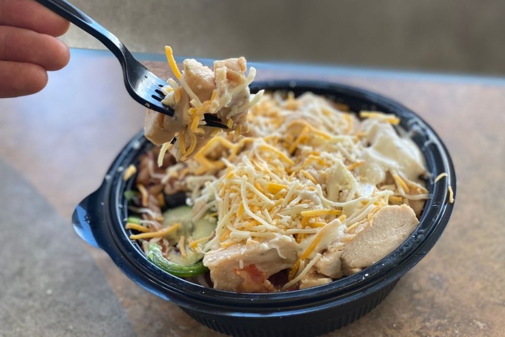 Subway protein bowl