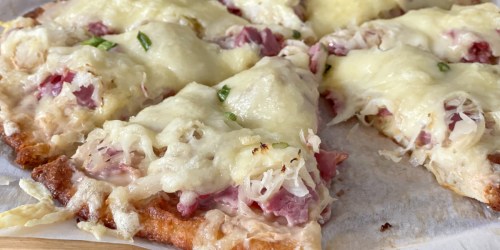 Keto Reuben Pizza is the New Brilliant Way to Use Corned Beef