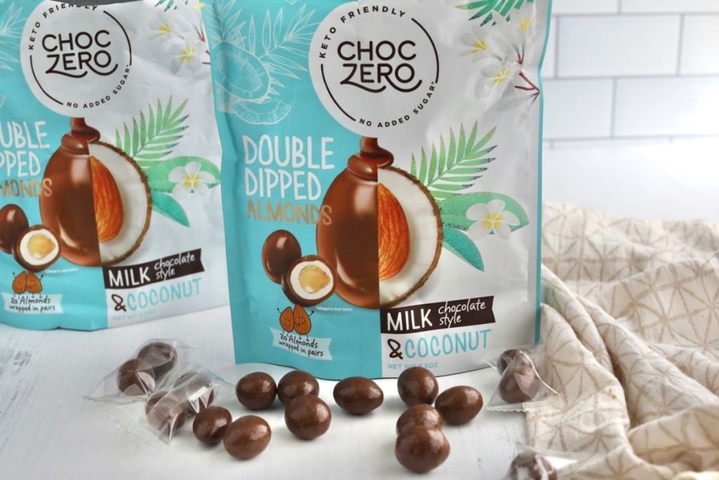 ChocZero Coconut Chocolate-Covered Almonds
