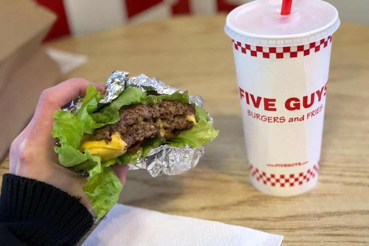 Five Guys Keto Dining Guide Enjoy Your Burger W Toppings Galore Five Guys Keto Dining Guide Enjoy Your Burger W Toppings Galore
