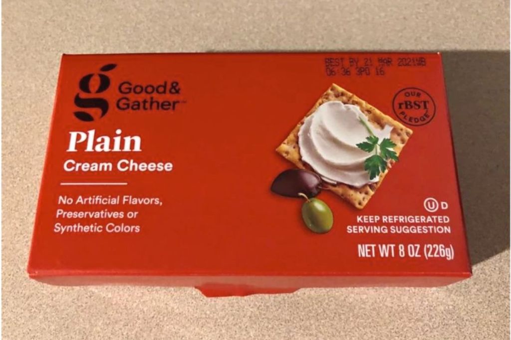 Good & Gather plain cream cheese