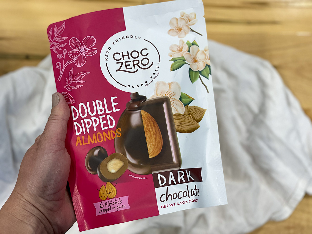 ChocZero Double Dipped Chocolate Covered Almonds - 3 New Flavors!