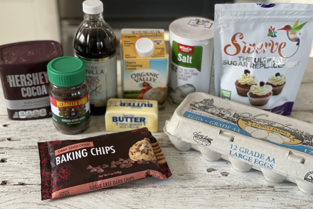 keto flourless chocolate cake ingredients